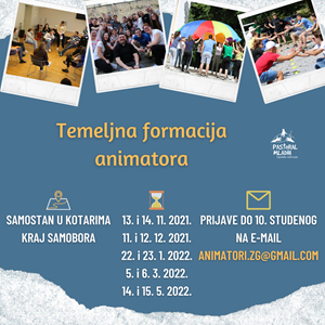 Započele prijave za Temeljnu formaciju animatora